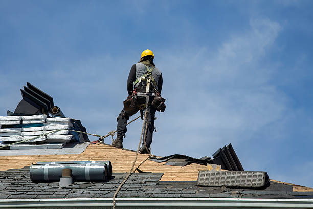 Professional Flat Roof Repair technician working in Newburgh, IN